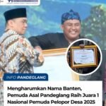 PEMUDA ASAL DESA MANDALAWANGI PANDEGLANG, RAIH JUARA 1 NASIONAL SEBAGAI PEMUDA PELOPOR DESA 2025